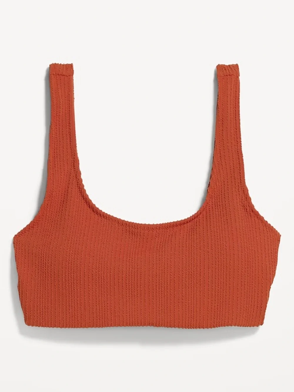 Old Navy Ribbed Scoop-Neck Swim Top M